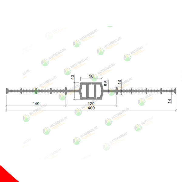 Гидрошпонка-Аквастоп-ДВ-400301-ПВХ